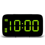 Maxbell Led Projection Alarm Clock Modern Desktop Clock with Voice control Green