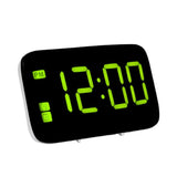 Maxbell Led Projection Alarm Clock Modern Desktop Clock with Voice control Green
