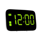 Maxbell Led Projection Alarm Clock Modern Desktop Clock with Voice control Green