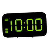 Maxbell Led Projection Alarm Clock Modern Desktop Clock with Voice control Green