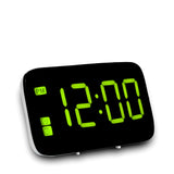 Maxbell Led Projection Alarm Clock Modern Desktop Clock with Voice control Green