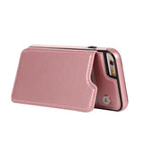 Maxbell Protective Phone Case Cover PU Leather Card Holder for iPhone6G/6S Rose gold