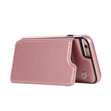 Maxbell Protective Phone Case Cover PU Leather Card Holder for iPhone6G/6S Rose gold