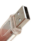 Maxbell Mini Pocket USB LED Night Light 3 LEDs 5V Bulb Lamp for Reading White