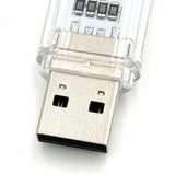 Maxbell Mini Pocket USB LED Night Light 8 LEDs 5V Bulb Lamp for Reading Warm White