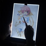 Maxbell A4 LED Graphic Stencil Board Tracing Writing Painting Drawing Digitial Pad