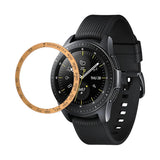 Maxbell Metal Scale Trim Protection Circle for Samsung Galaxy Watch Rose gold-A (46mm)