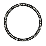 Maxbell Metal Scale Trim Protection Circle for Samsung Galaxy Watch Black-B (42mm)