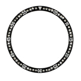 Maxbell Metal Scale Trim Protection Circle for Samsung Galaxy Watch Black-B (42mm)