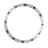 Maxbell Metal Scale Trim Protection Circle for Samsung Galaxy Watch Silver-B (42mm)