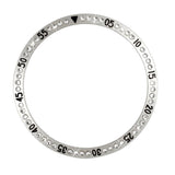 Maxbell Metal Scale Trim Protection Circle for Samsung Galaxy Watch Silver-B (42mm)