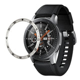 Maxbell Metal Scale Trim Protection Circle for Samsung Galaxy Watch Silver-B (42mm)