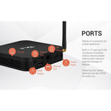 Maxbell Android 9.0 H6 Quad Core BT 4.1 WiFi 4K Player 4G 64G dual frequency