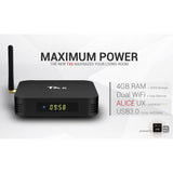 Maxbell Android 9.0 H6 Quad Core BT 4.1 WiFi 4K Player 4G 64G dual frequency