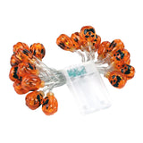 Maxbell 2m Yellow Pumpkin String Lights LED Fairy Lights Halloween Garden Decorative