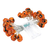 Maxbell 2m Yellow Pumpkin String Lights LED Fairy Lights Halloween Garden Decorative