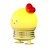 Maxbell Cartoon Creative Mini Night Light Press Spring Switch Bedside Lamp Yellow