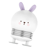 Maxbell Cartoon Creative Mini Night Light Press Spring Switch Bedside Lamp White