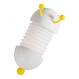 Maxbell Cartoon Caterpillar Led Night Light Folding USB Bedside Lamp Magnetic White