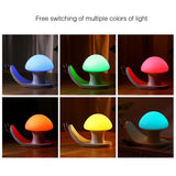 Maxbell Cartoon Creative Dwelling Mini Night Light Touch Switch Bedside Lamp White
