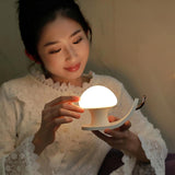 Maxbell Cartoon Creative Dwelling Mini Night Light Touch Switch Bedside Lamp White