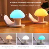 Maxbell Cartoon Creative Dwelling Mini Night Light Touch Switch Bedside Lamp White