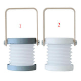 Maxbell Innovative LED Foldable Wooden Lantern Shape DeskLamp USB Rechargeable Gray