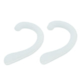 Mouth Mask Soft Silicone Ear Protector Hook Earbud Gel Earloop Cover White