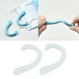 Mouth Mask Soft Silicone Ear Protector Hook Earbud Gel Earloop Cover White