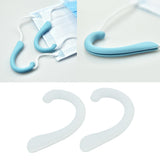 Mouth Mask Soft Silicone Ear Protector Hook Earbud Gel Earloop Cover White