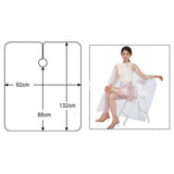 Set of 400 Waterproof Disposable Hair Cutting Cape Gown Hair Cut Capes