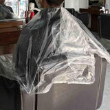 Set of 400 Disposable Hair Cutting Cape Gowns Unisex Hair Cut Protect Capes