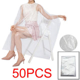 Set of 400 Disposable Hair Cutting Cape Gowns Unisex Hair Cut Protect Capes