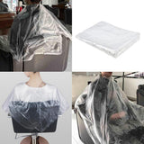 Set of 400 Disposable Hair Cutting Cape Gowns Unisex Hair Cut Protect Capes