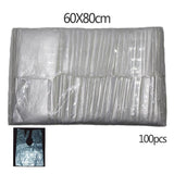 Set of 400 Waterproof Disposable Hair Cutting Cape Gown Hair Cut Capes