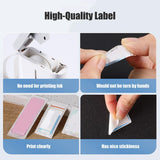 Maxbell 2 Pieces Thermal Label Printer Price Tag Address Sticker Paper Roll