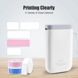 Maxbell 2 Pieces Thermal Label Printer Price Tag Address Sticker Paper Roll