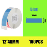 Maxbell 2 Pieces Thermal Label Printer Price Tag Address Sticker Paper Roll