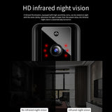 2xSmart Video Doorbell Wireless Intercom Two Way Audio Cloud Storage Silver