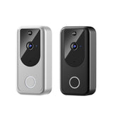 2xSmart Video Doorbell Wireless Intercom Two Way Audio Cloud Storage Silver