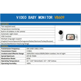 Wireless Baby Monitor Two Way Talkback Dog Pets Camera Indoor Portable