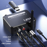 Maxbell 2xBluetooth 5.1 Audio Transmitter Receiver Coaxial Optical Fiber 3.5mm AUX