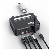 Maxbell 2xBluetooth 5.1 Audio Transmitter Receiver Coaxial Optical Fiber 3.5mm AUX