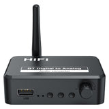 Maxbell 2xBluetooth 5.1 Audio Transmitter Receiver Coaxial Optical Fiber 3.5mm AUX