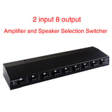 Maxbell 2 in 8 Out Power Amplifier Selector Switch 300W Speaker for Home Theater