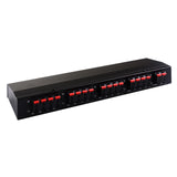 Maxbell 1 in 8 Out Power Amplifier Selector Loudspeaker 8-Channel for Stereo Audio