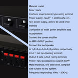 Maxbell 1 in 8 Out Power Amplifier Selector Loudspeaker 8-Channel for Stereo Audio