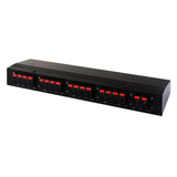 Maxbell 1 in 8 Out Power Amplifier Selector Loudspeaker 8-Channel for Stereo Audio