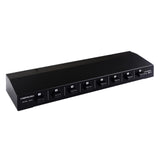 Maxbell 1 in 8 Out Power Amplifier Selector Loudspeaker 8-Channel for Stereo Audio