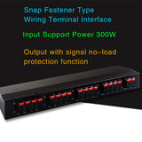 Maxbell 1 in 8 Out Power Amplifier Selector Loudspeaker 8-Channel for Stereo Audio